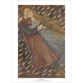 Dante Gabriel Rossetti Paolo and Francesca da Rimini poster
